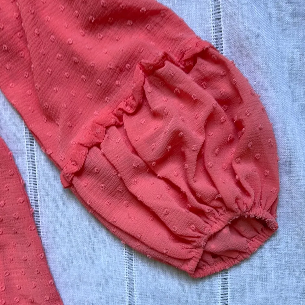 CeCe Coral Long Sleeve Baby Doll Dress - Image 9