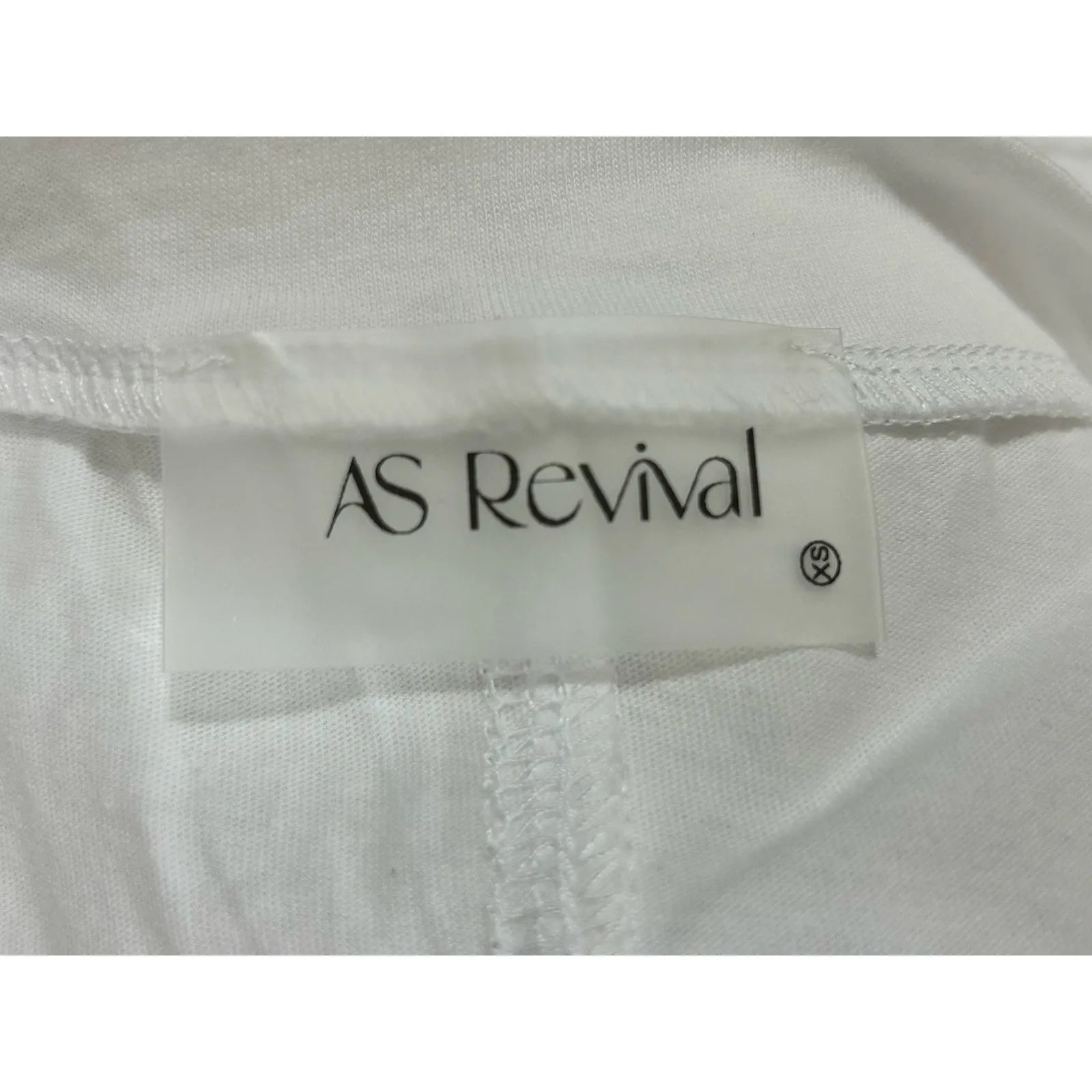 As Revival Touch Down Crop Top T Shirt Size XS Football Gingham NEW White - Image 7