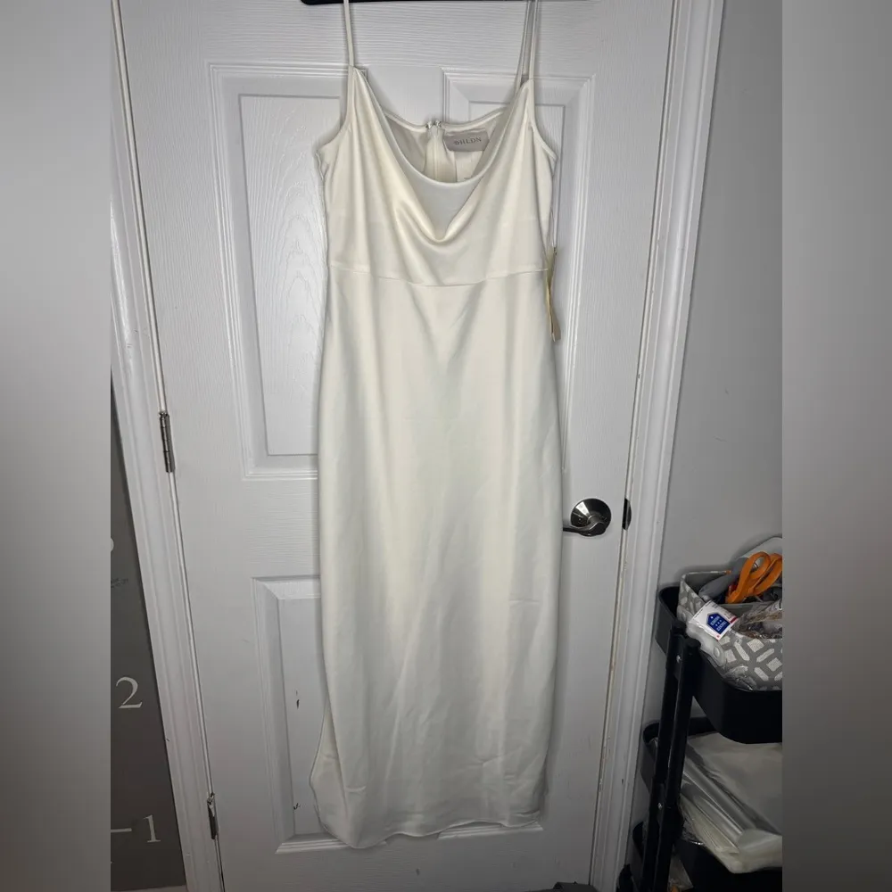BHLDN NWT Cali Satin Charmeuse Slip Dress Ivory US Size‎ 12 Bridal Reception - Image 6
