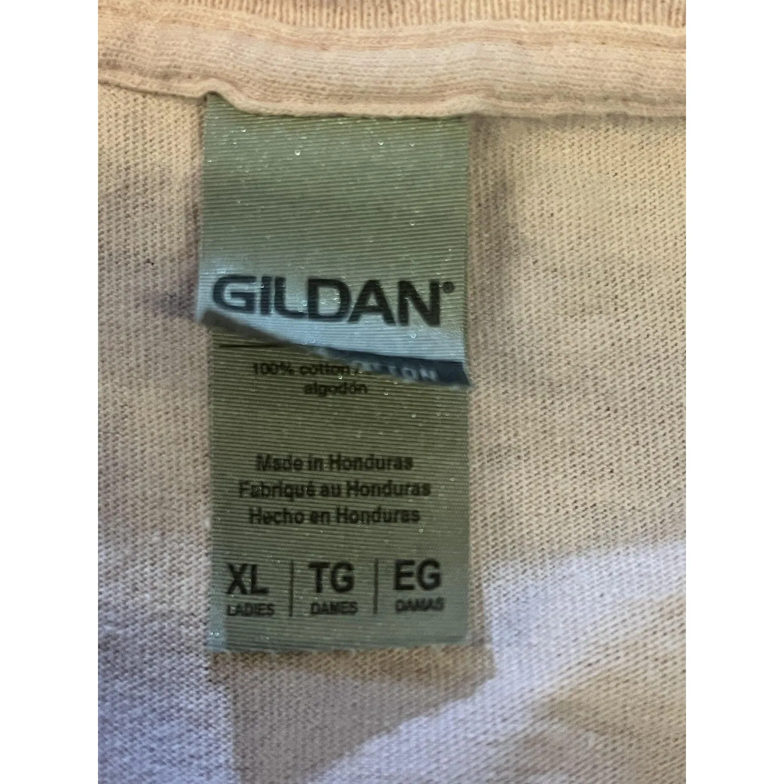 Gildan Shirt Womens XL Pink Embroidered Cow Graphic Tee T-Shirt Animals - Image 8