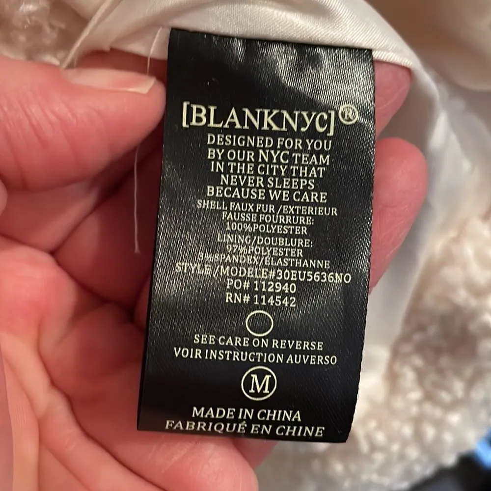 BlankNYC Sea Salt Faux Sherpa Teddy Bear Coat - Image 6