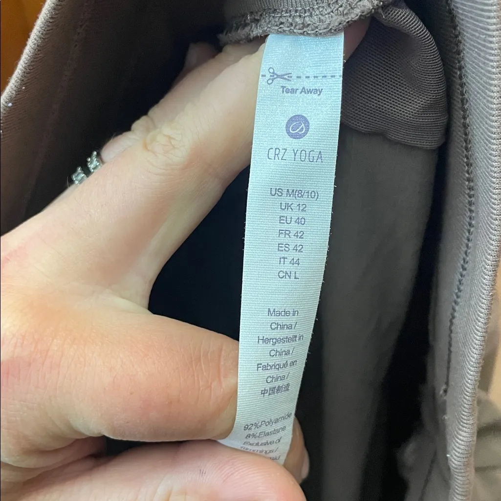 CRZ yoga athletic workout Jogger Pants size medium comfy yoga wear stretchy - Image 9