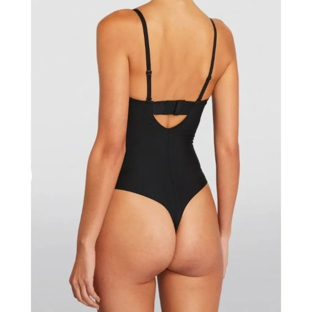 SKIMS $120 NWT  BODY MOLDED UNDERWIRE BODYSUIT ONYX - LARGE - Image 2
