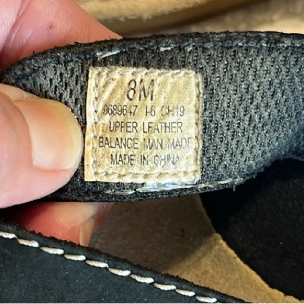 Sperry Black Leather Sandals - Image 7