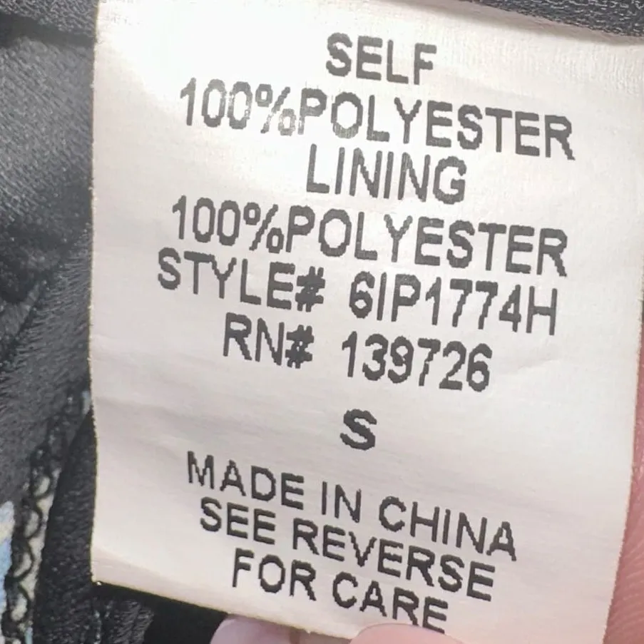 Honey Punch Womens Pull On Comfy Basic Loungewear Ruffle Shorts Floral Black S - Image 7