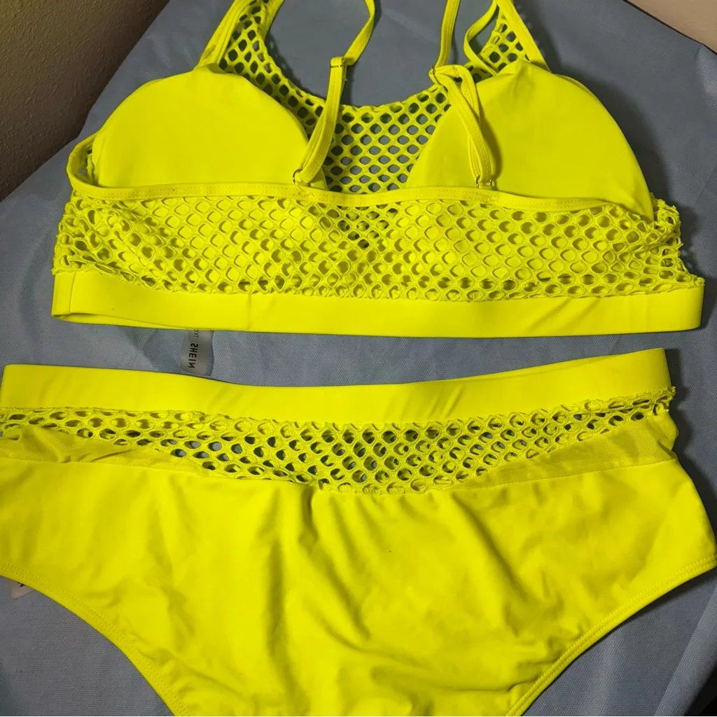 SheIn  Bright Yellow Bikini Set - Image 7