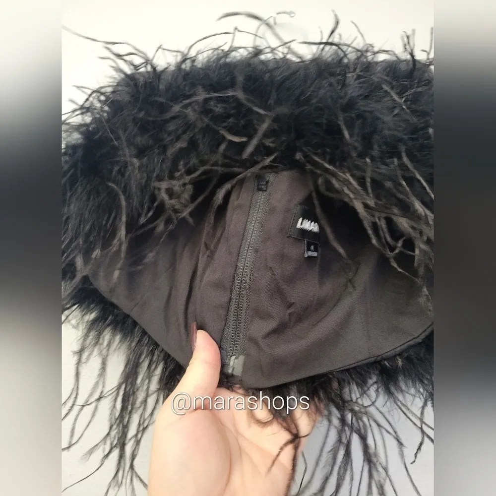 La Marque Zaina Feather Bustier Top - Image 7