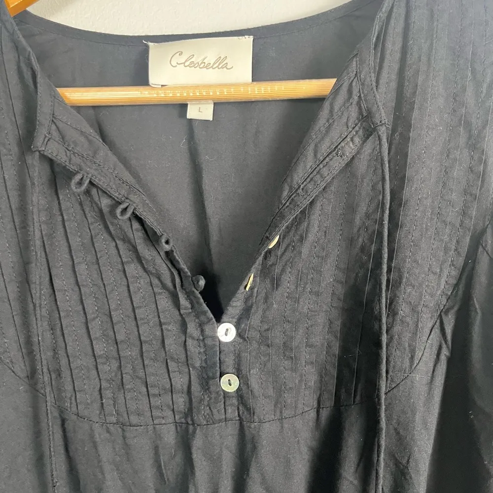 Cleobella Turner Midi Dress In Black size large - Image 7