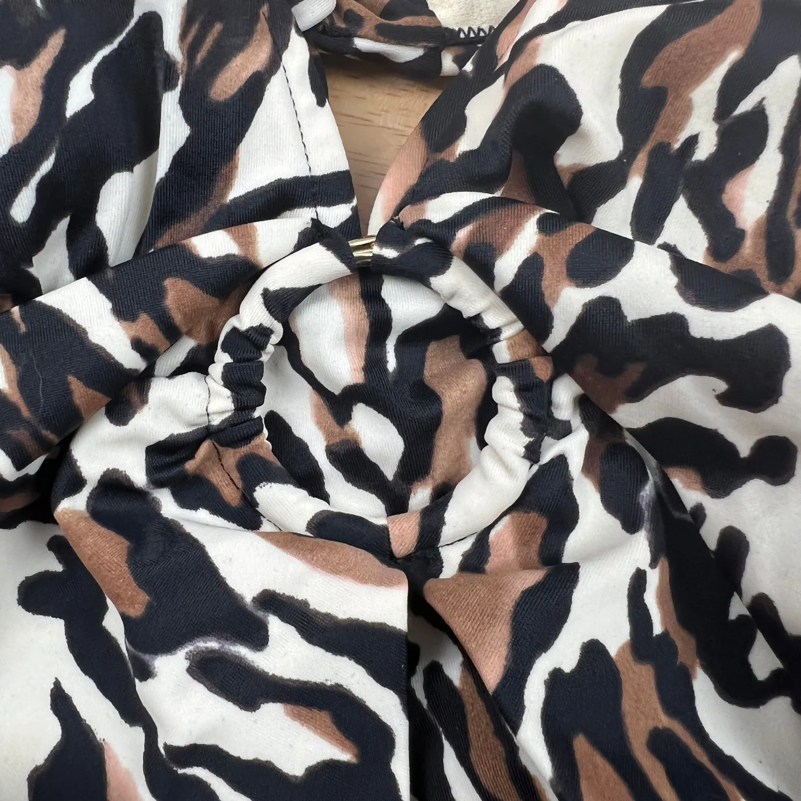 Aqua Green Women's Animal Print One Piece Swimsuit - Size Small - NWT - Image 8