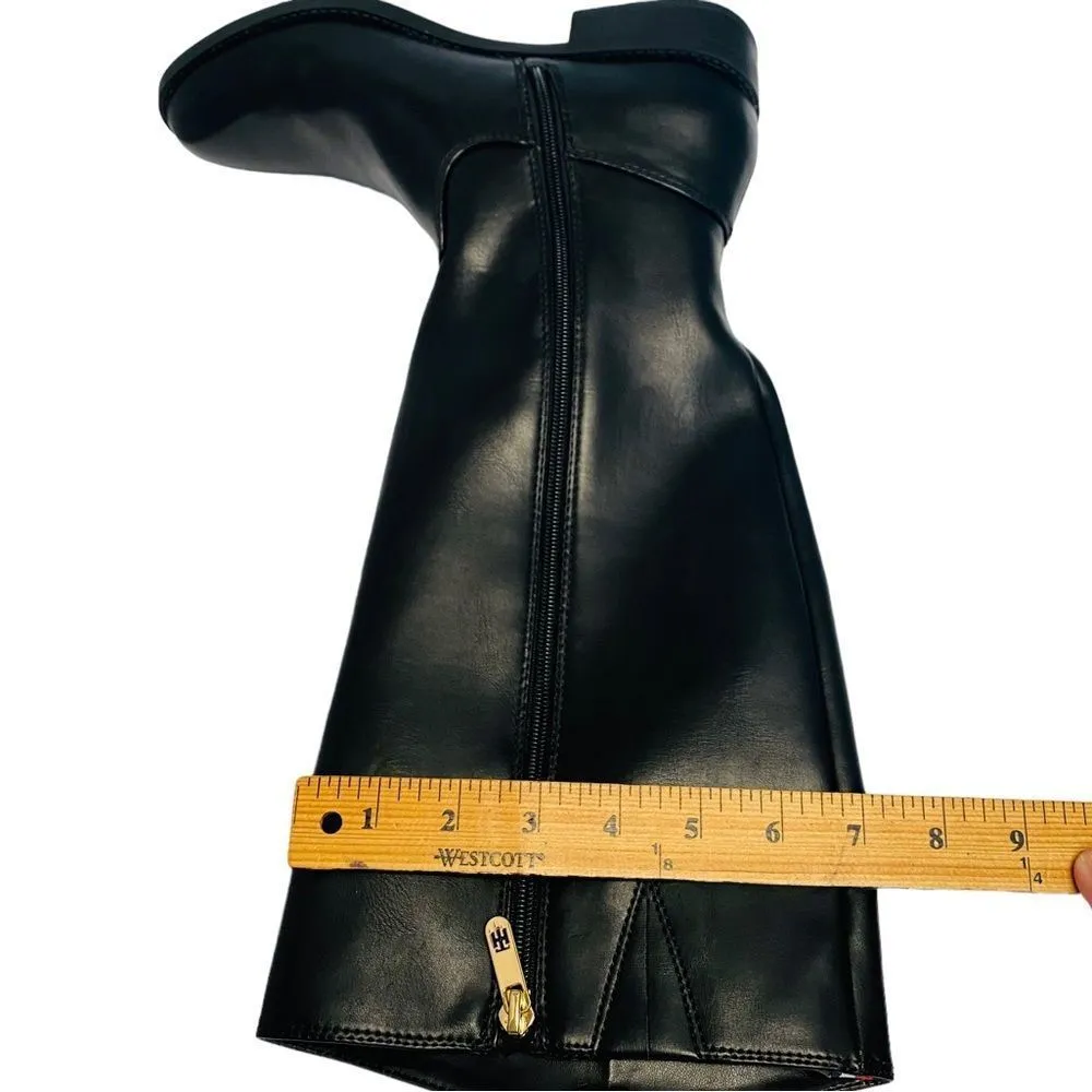 Womans 7.5 Twiyris Knee High Boots Black Cushioned Insole Black - Image 8