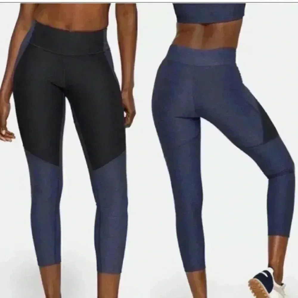 Outdoor Voices Two Tone Leggings Blue Blank - Image 2