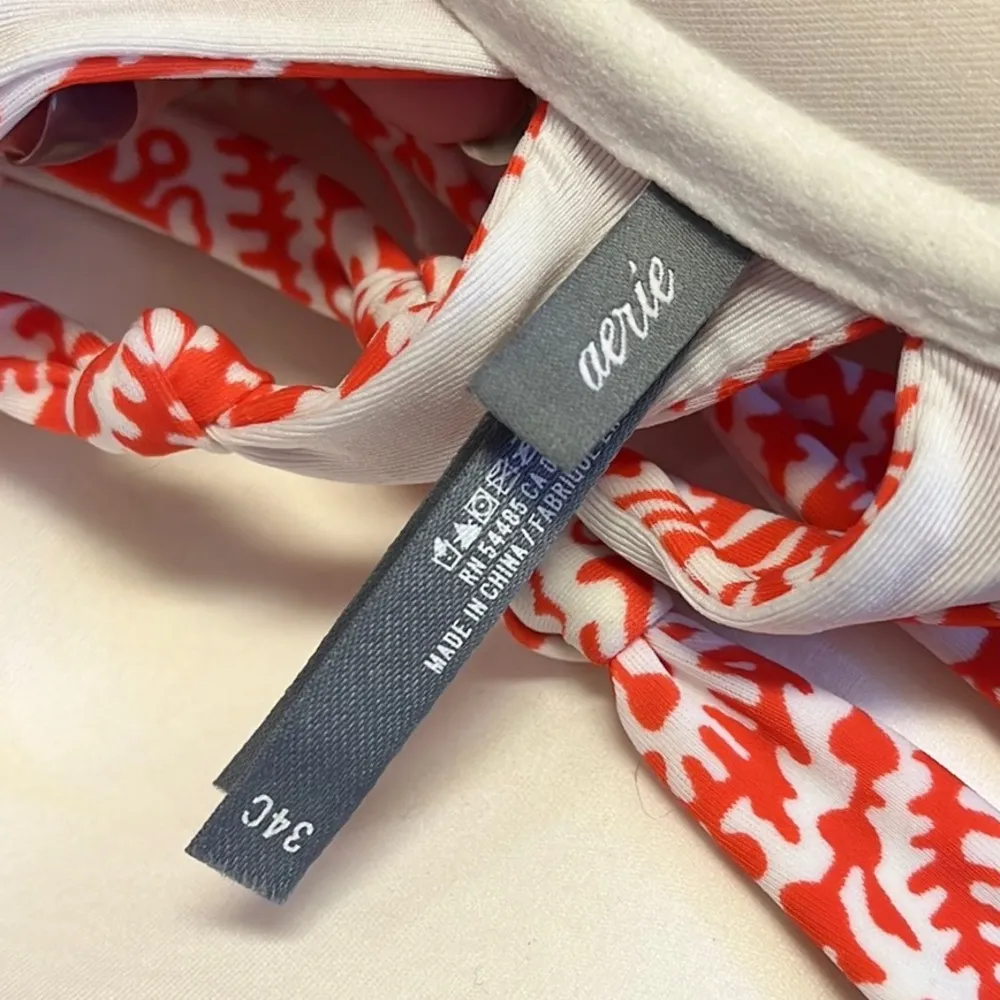 Aerie Bikini Top Swimsuit Push Up Brooke 34C - Image 5