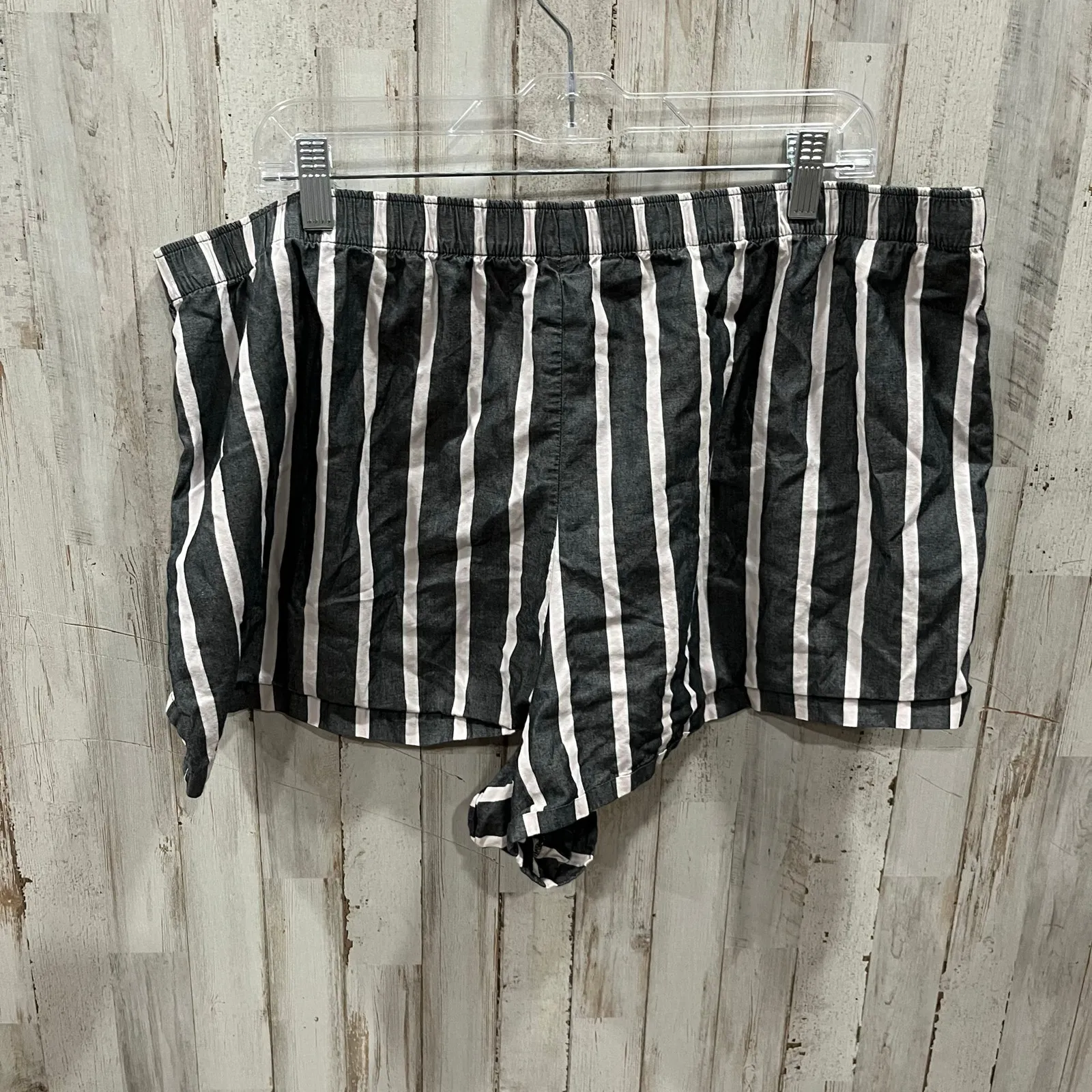 Victoria’s Secret Gray Stripe Boxer Sleep Shorts Shorties Womens Size XXL - Image 5
