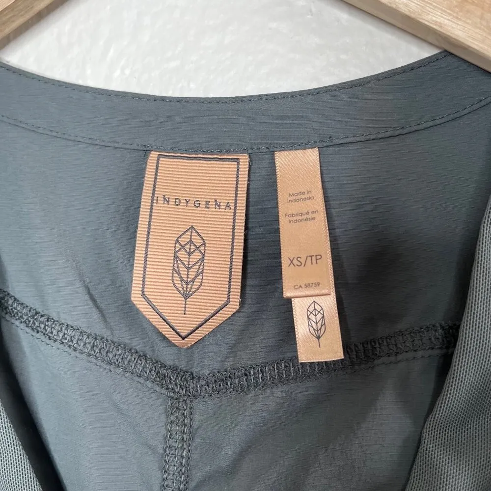 Indygena Womens Outdoors Sleeveless Ruched Side Activewear Dress XS Gray - Image 4