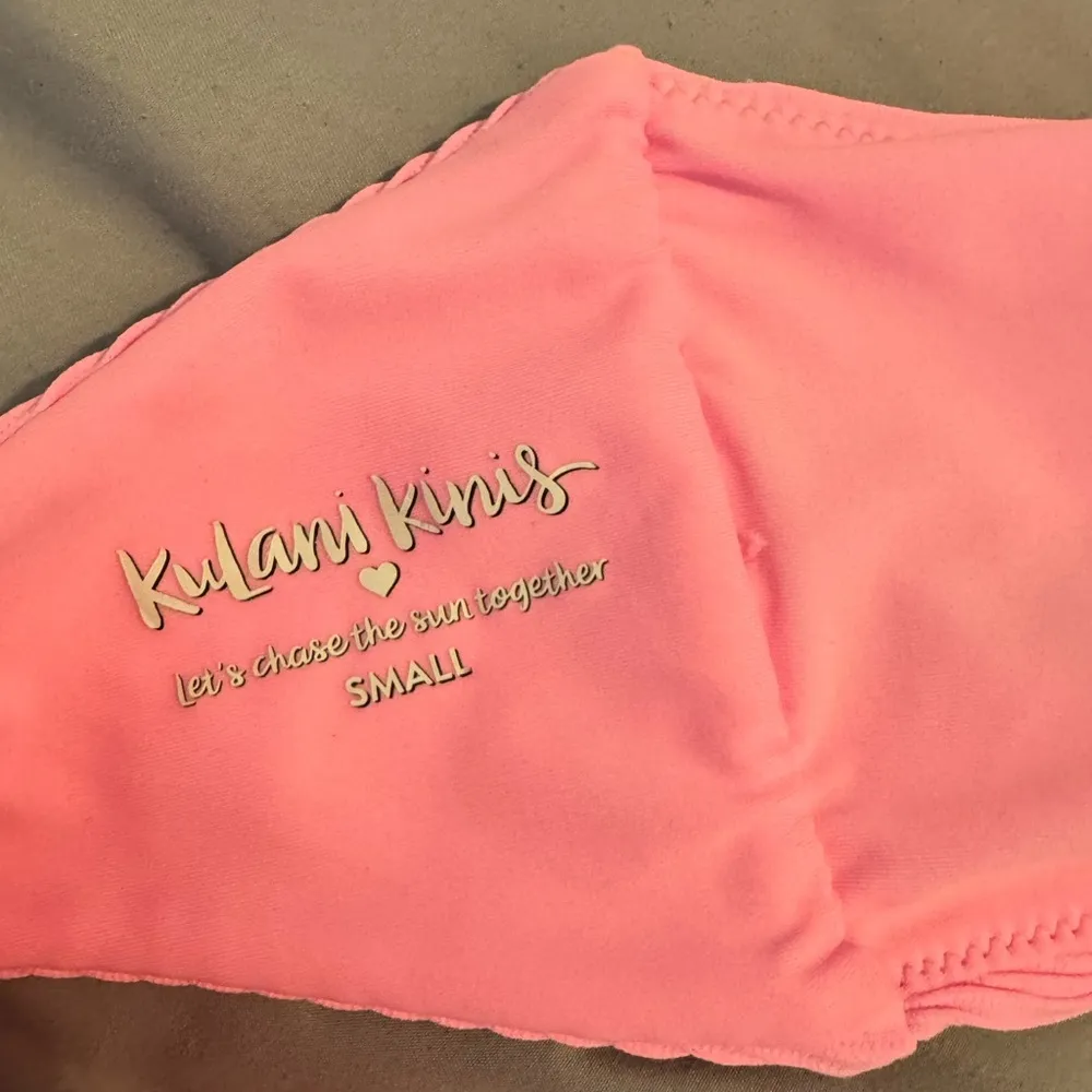 Pink Ribbed Kulani Kinis Set - Image 4