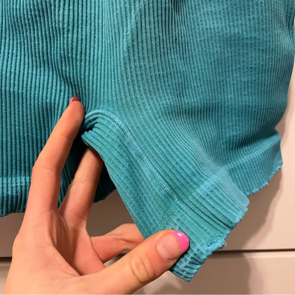 Free People Movement Tropical Teal Happiness Runs/Prajna Set XS/S - Image 9