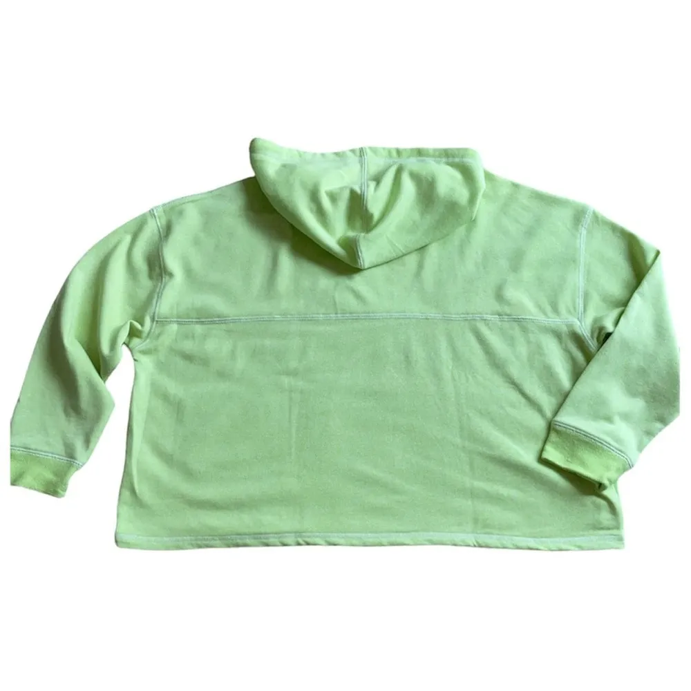 Steve Madden  Neon Yellow Sweatshirt Hoodie Pullover w/ Kangaroo Pocket XXL NEW - Image 4