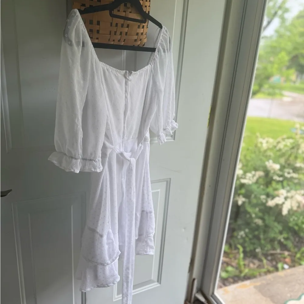 Miami Textured White dress - Image 5