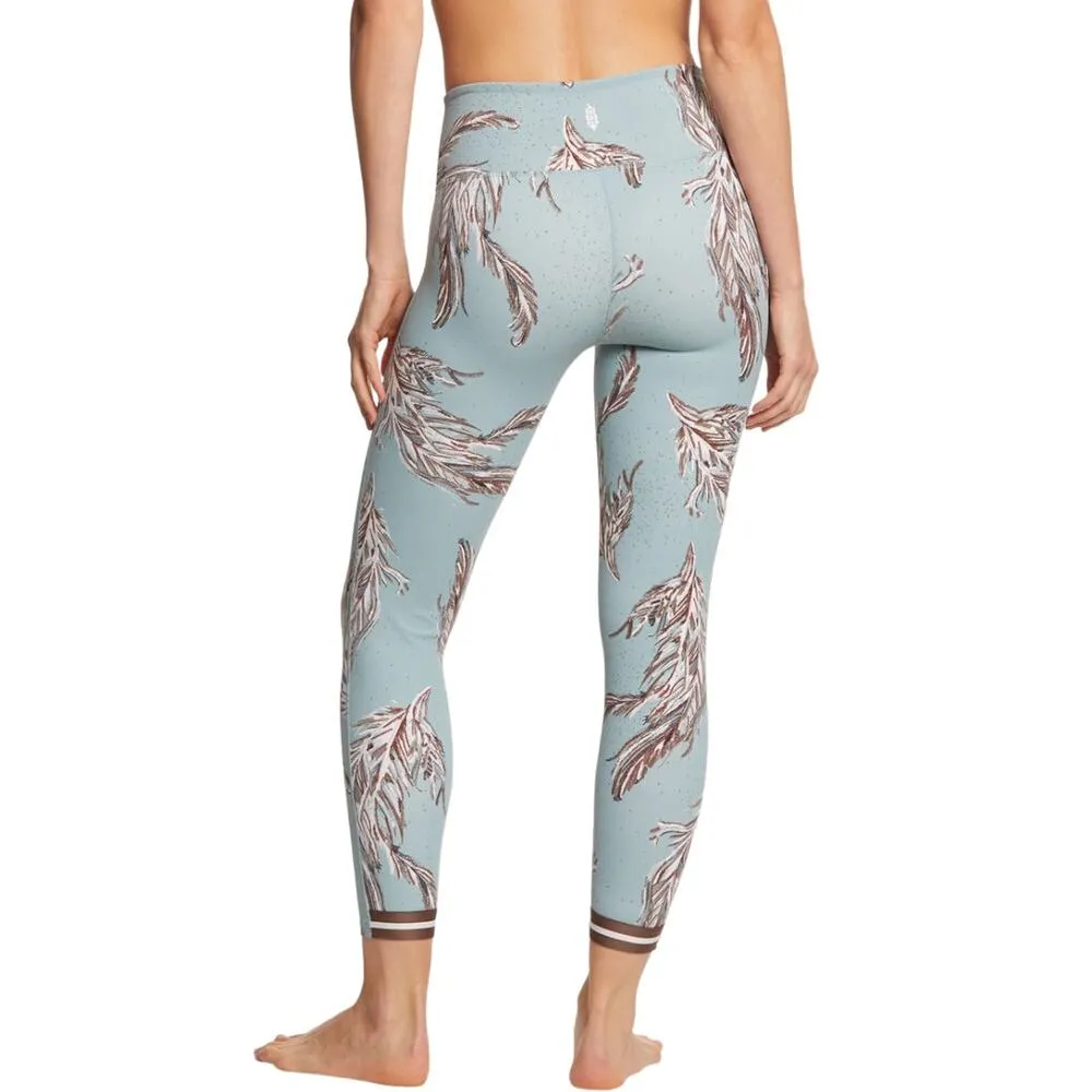 Free People Movement Movement Serene Feather Printed 7/8 Yoga Leggings - XS - Image 9