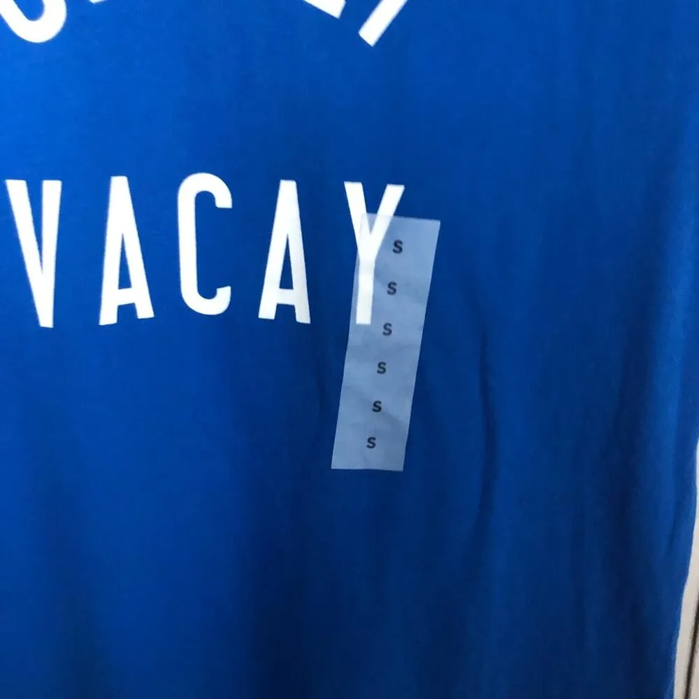 Old Navy Women's Short Sleeve Crew Neck ”OH HEY VACAY” Tee Sz S - Image 3