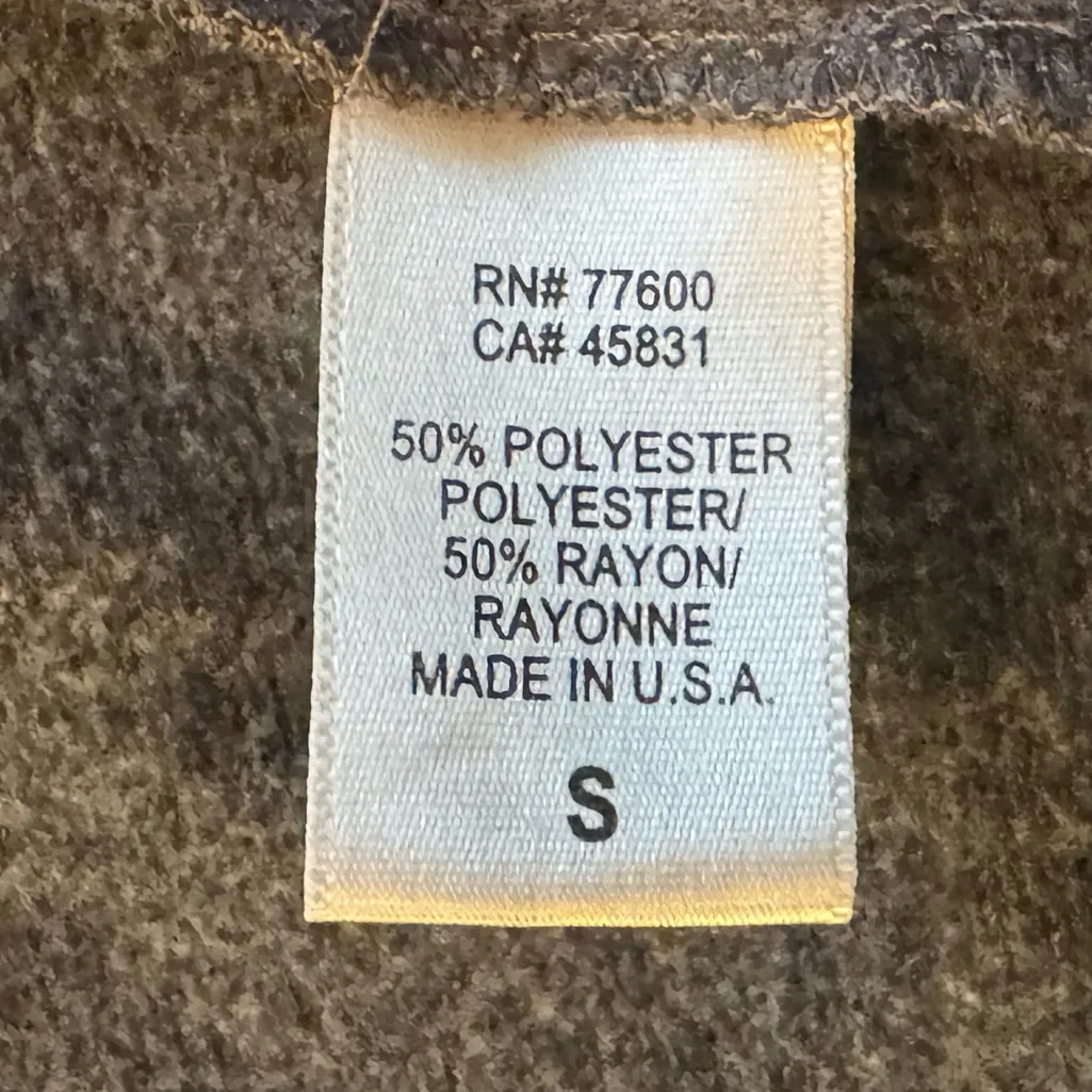 EUC Chaser Gray Wrap Hoodie Sweatshirt Sz S Soft Lightweight Long Sleeve Lounge - Image 6