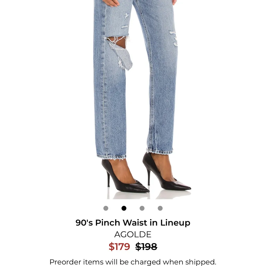 AHOLDE 90’s Pinch Waist in Lineup Size 26 - Image 5