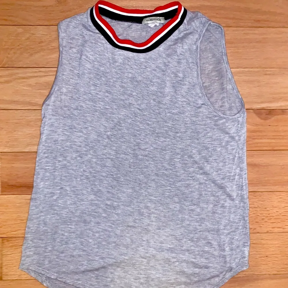 ambiance women’s stripe neck muscle top - Image 3