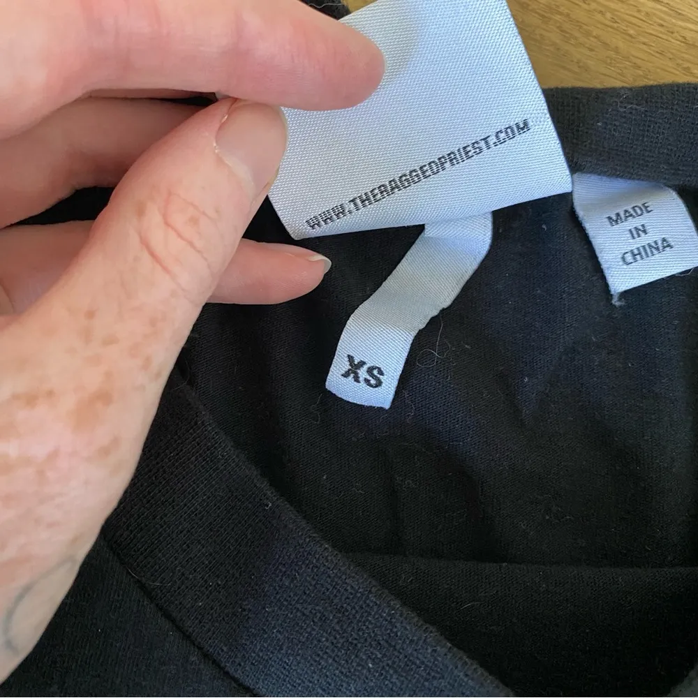 The Ragged Priest Long Sleeve Tee in Black - Image 3