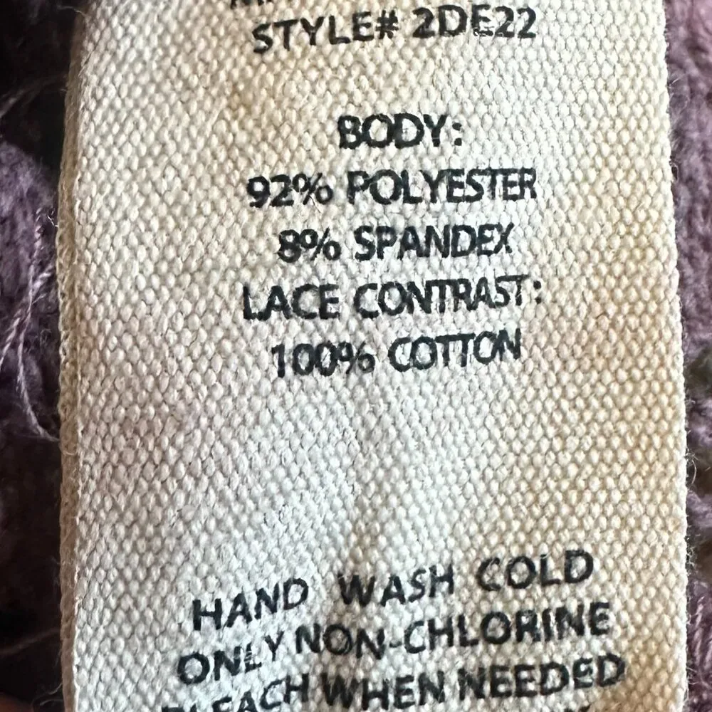 Soft Surroundings Susina Suede Feel Lace Trim Tunic Top Shirt Blouse Size Small - Image 10