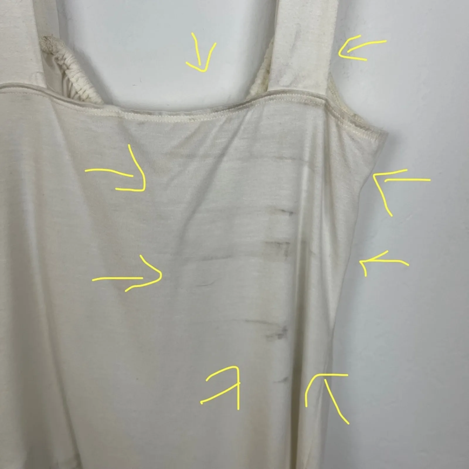 Reformation Nina Ruched Bodysuit in White Large - Image 9