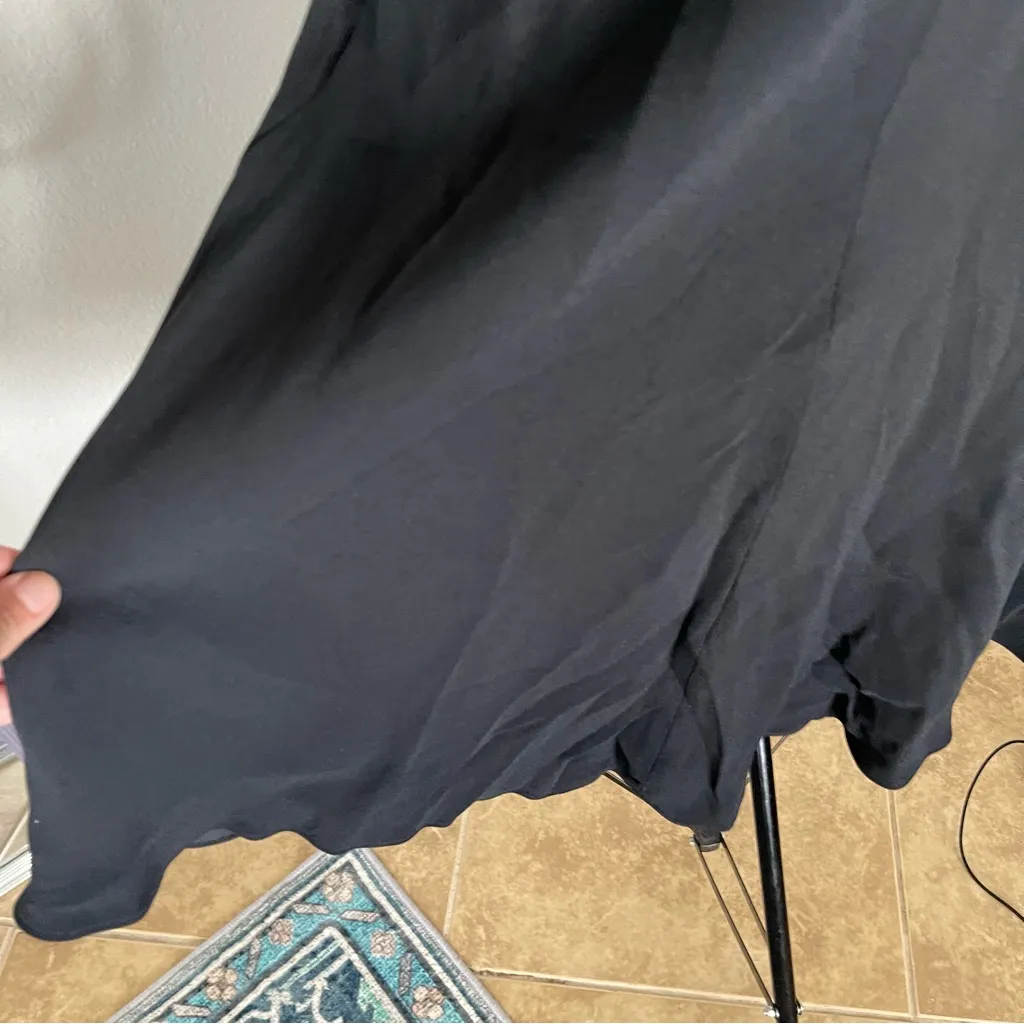 Banana Republic Dress Sz 0 Silk Black Cocktail Wedding Evening Festival Dinner - Image 8