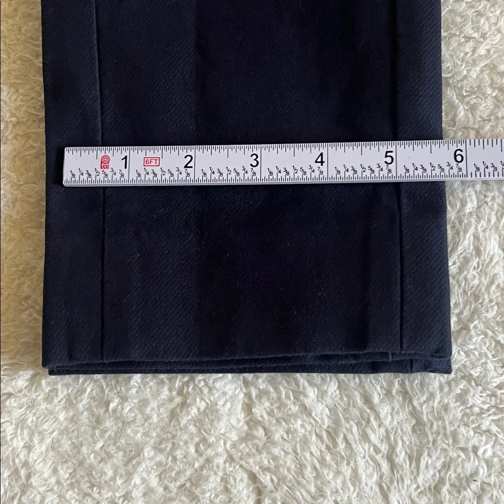 Tory‎ Burch Stacey Ponte Cropped Pants Navy Size 4 - Image 9