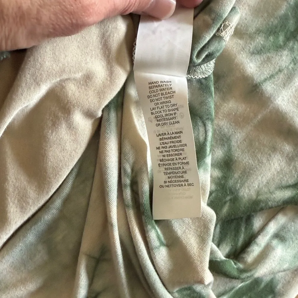 Kenzie Green Tie-Dye Maxi Dress.  Size Small - Image 6