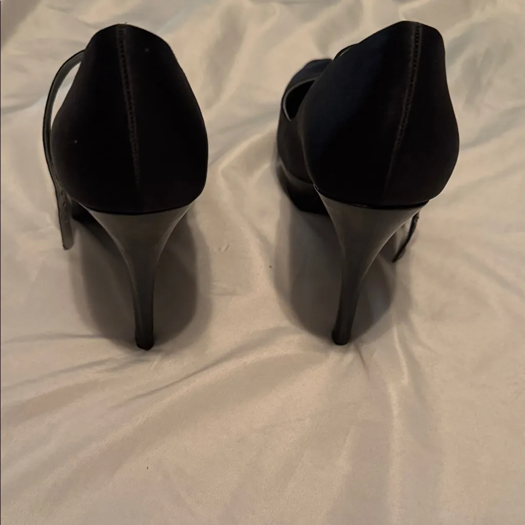 GUESS Black Satin Heels - Image 2