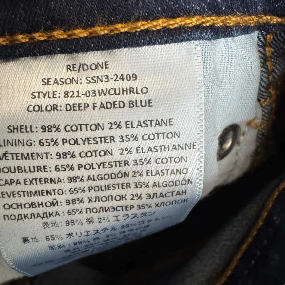 RE/DONE - NWT 90s Loose High Rise Straight Jeans Sz 29 - Image 9