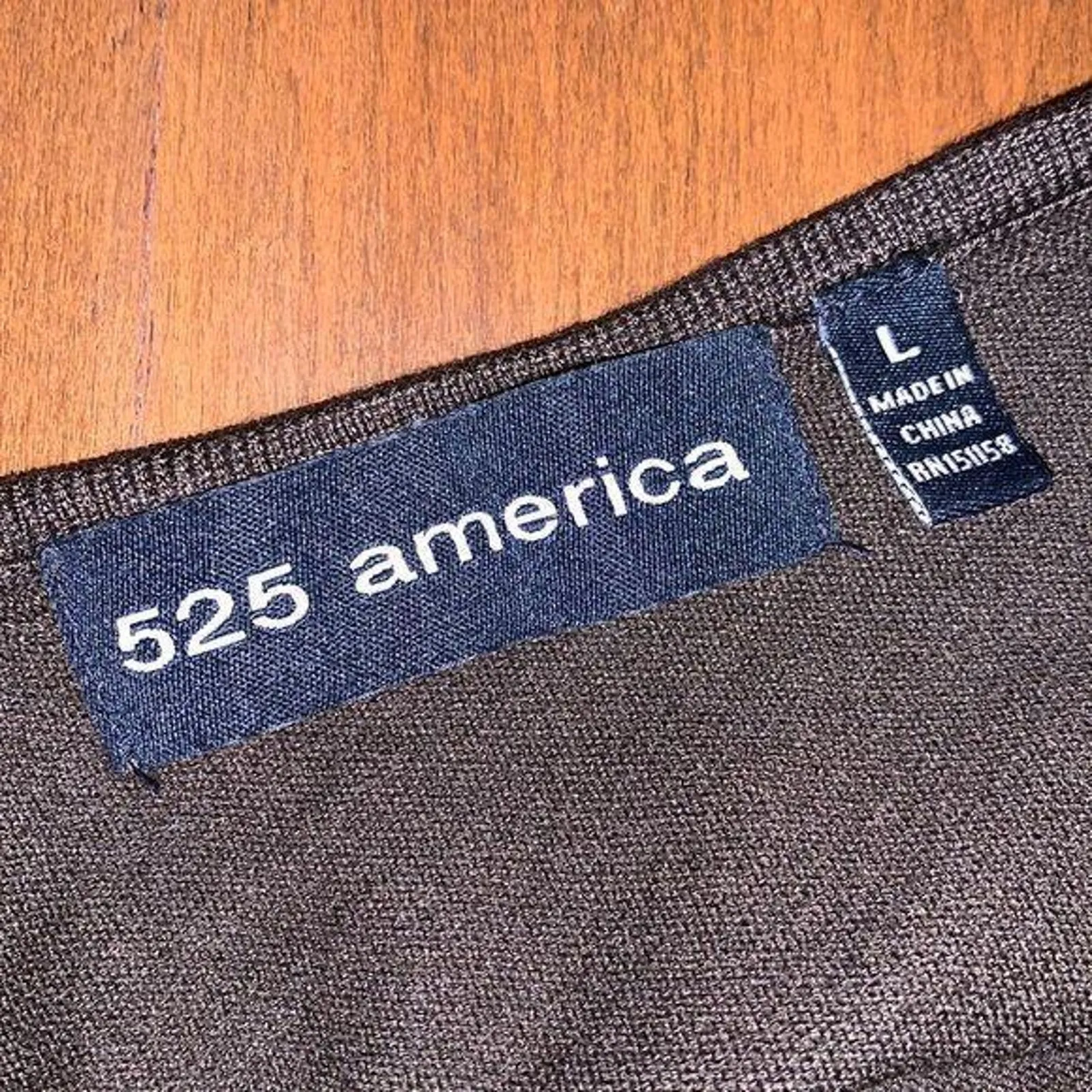 525 America Womens Pullover Sweater Knit Cutout Back Tunic Brown Large - Image 8