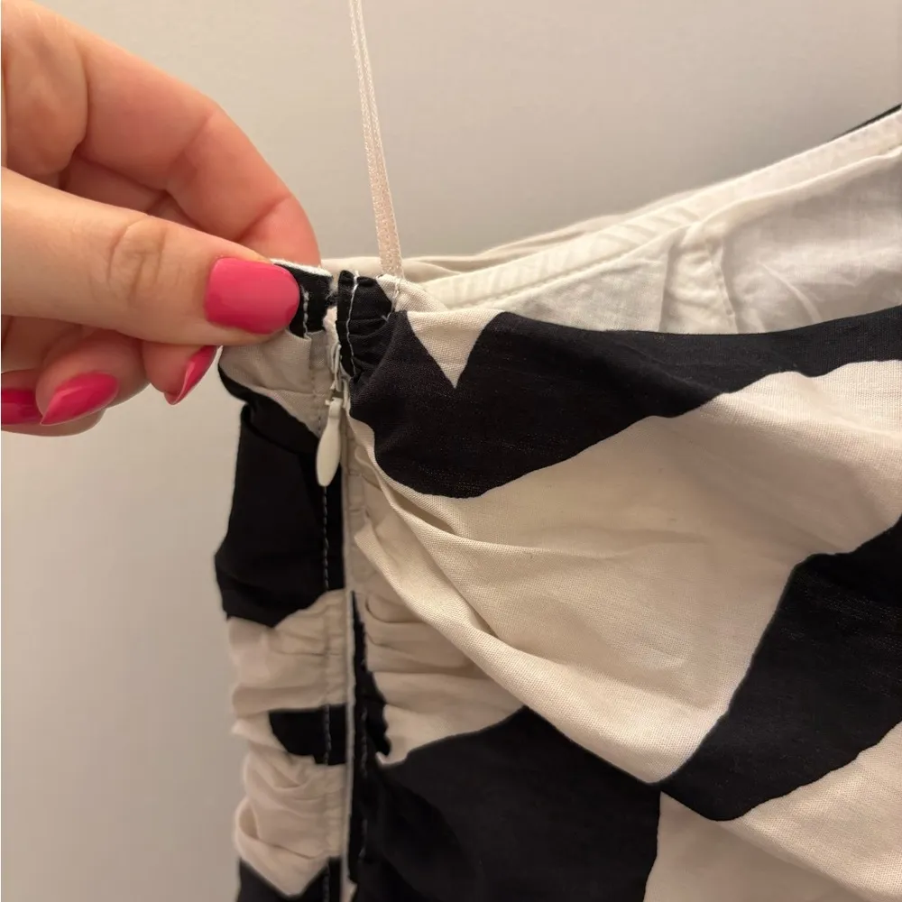 Abercrombie & Fitch One Shoulder Cut Out Maxi Dress Size Small Pockets - Image 7