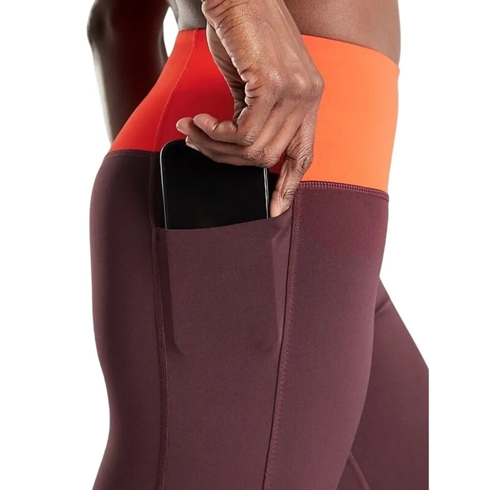 Athleta Women’s Tenacity 7/8 Tight in Powerlift Size S Antique Burgundy 487732 - Image 4