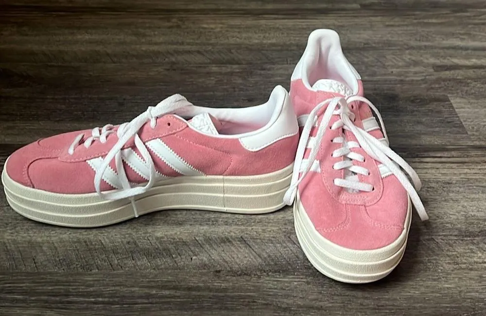 Adidas Women's Pink Gazelle Sneakers Sz 7.5 NWOT - Image 3