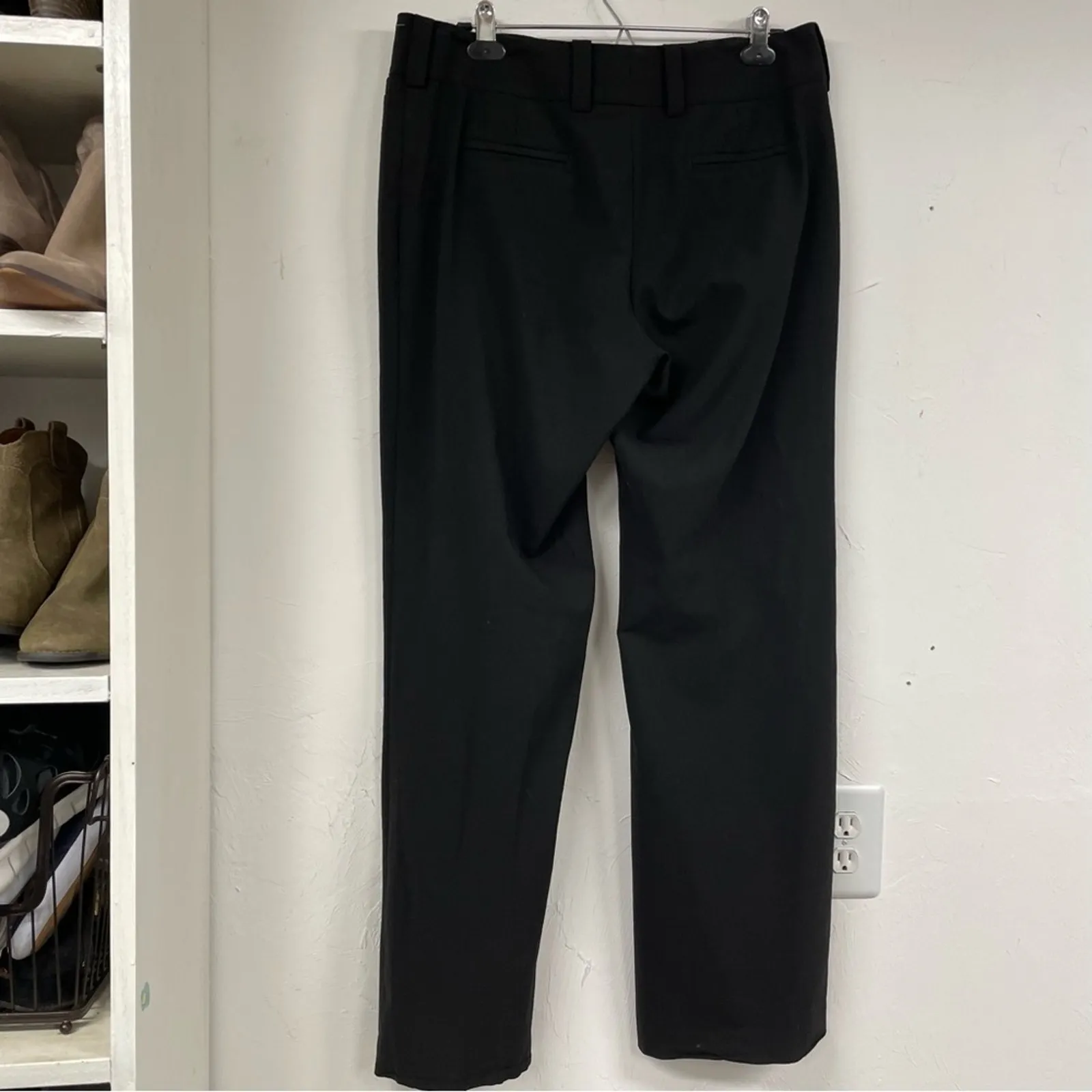 Express Black Correspondent Womens Wide Leg Trouser Dress Pants 12 Career Work - Image 5