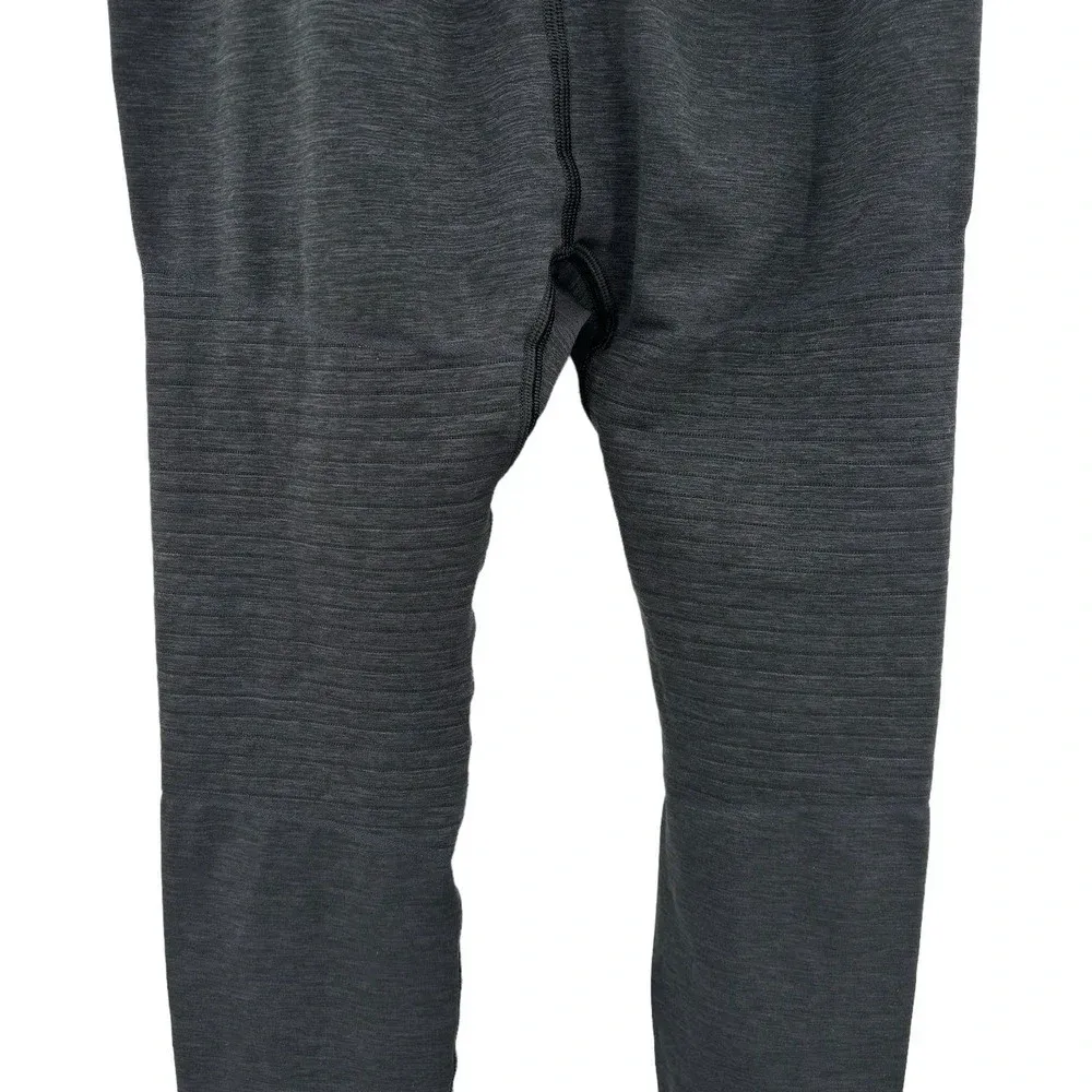 Alphalete Revival Moto Leggings Seamless Knit Stretch Gray Black‎ Size Small - Image 6