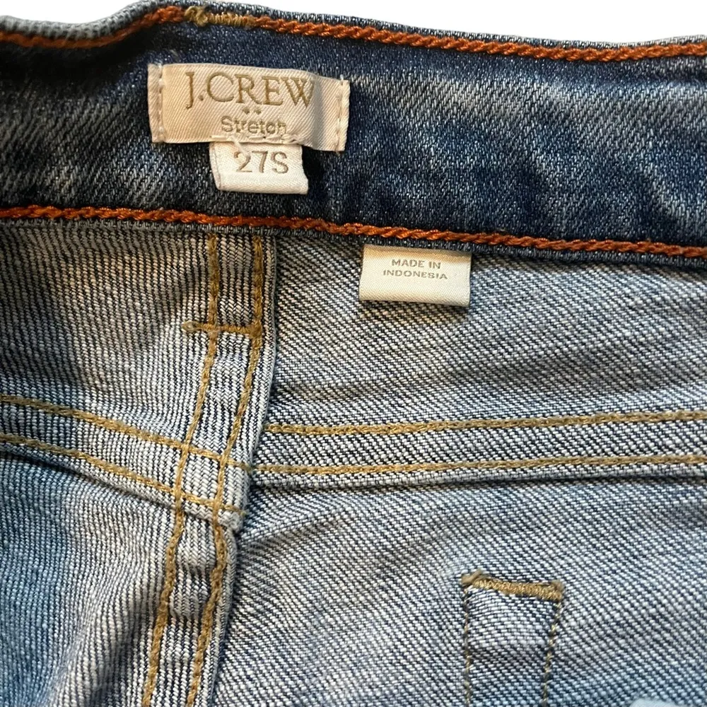 J. Crew Factory Stretch Matchstick Jeans Style 19023, Sz 27S - Image 12