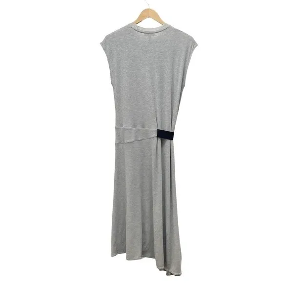 Rag & Bone Ophelia Midi Tee Dress Heather Gray Asymmetrical Hem Women’s Size XS - Image 3