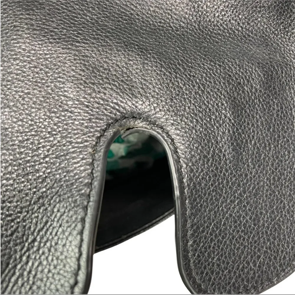 Walter by Walter Baker Pebble Leather Black Shoulder Bag Purse Handbag - Image 14