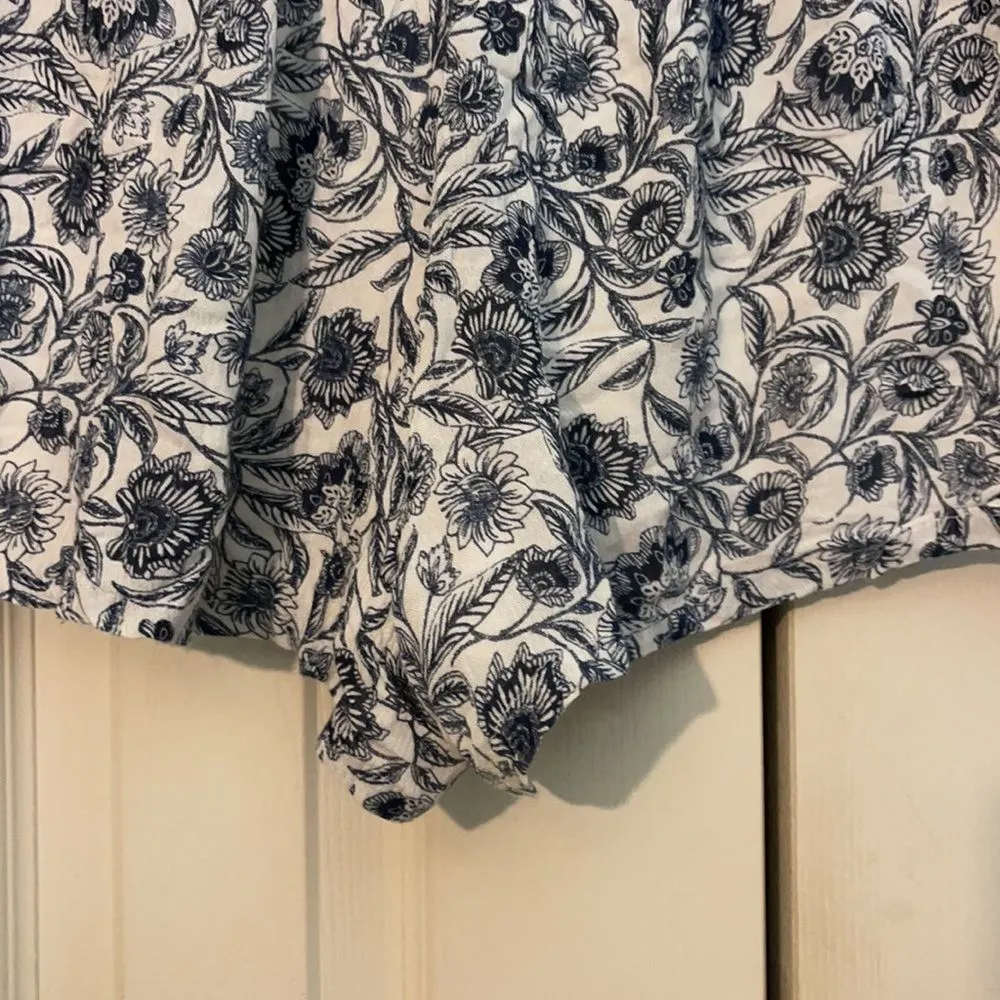 Japna Drawstring Floral Lounge/Sleep Shorts M - Image 9