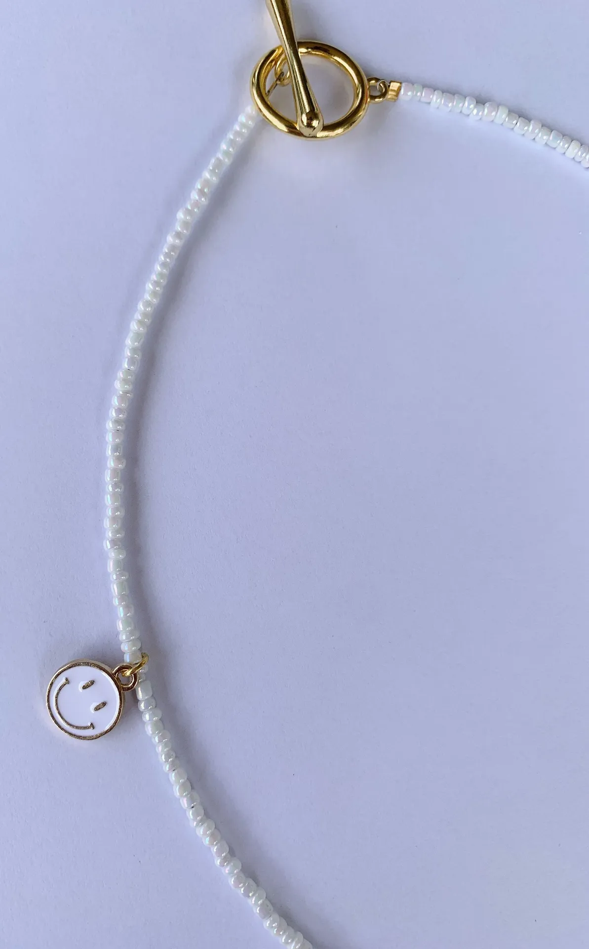 Handmade Smiley Face Necklace  - Image 3