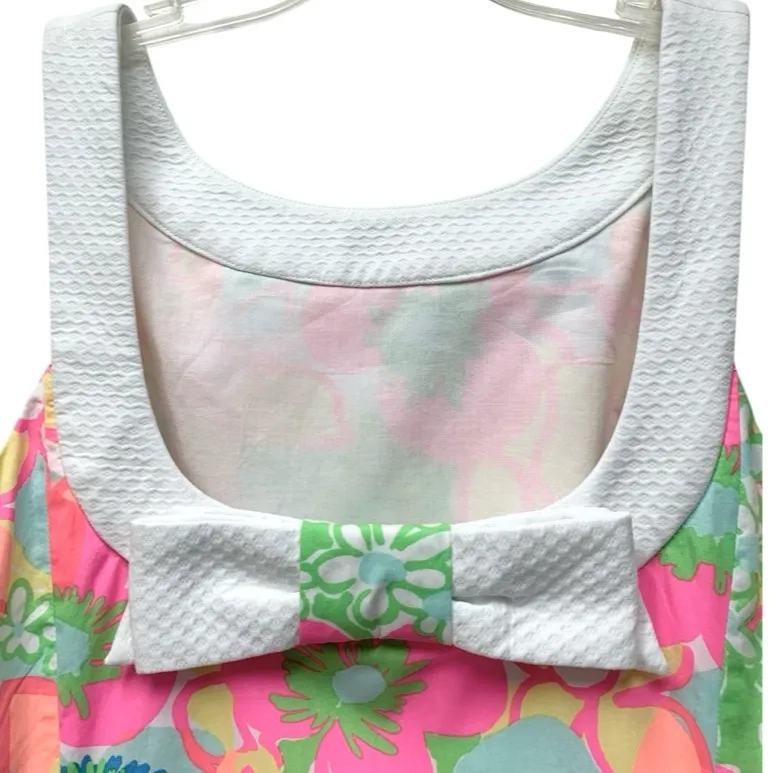 Lilly Pulitzer  Ice Cream Social Bow Darcy Shift Dress Size 6 - Image 12