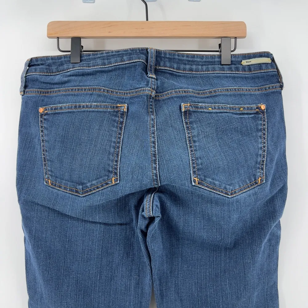 Anthropologie Pilcro Women 32 Stet Mid-Rise Skinny Ankle Jeans Medium Wash Denim - Image 4
