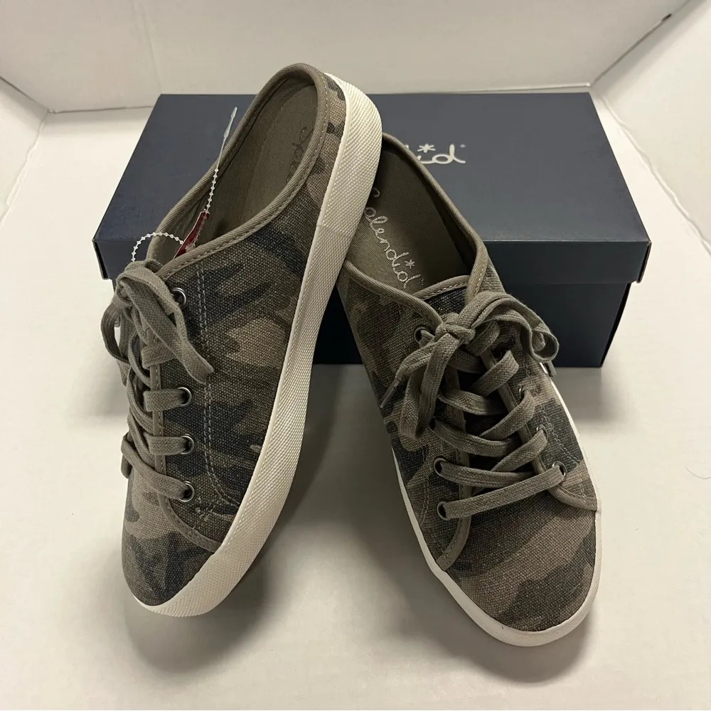 Splendid Arianna Canvas Slip-On Casual Sneakers in Camo Sz 9 NEW IN BOX NIB - Image 3