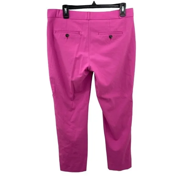 Banana Republic Avery Pants Tickle Me Pink‎ Wool Trousers Size 4 - Image 2